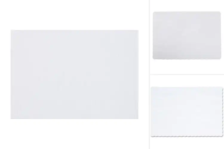 Detailed view of Best 1000‑Pack Off-White Placemat Packs