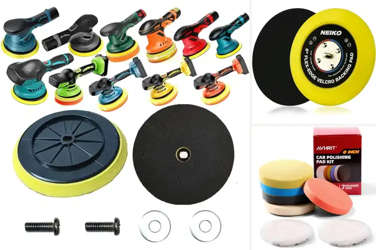 Detailed view of Best 6 Inch Backing Plate Polisher Sets