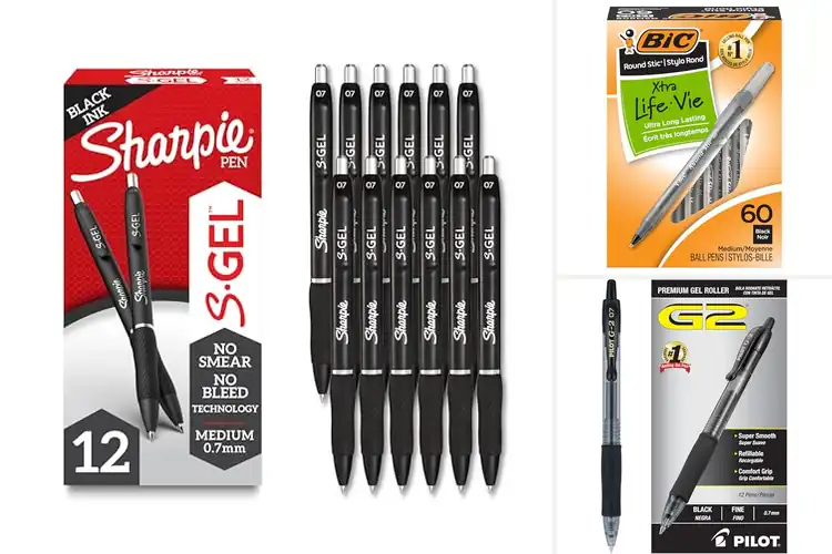 Detailed view of Best Black Pens