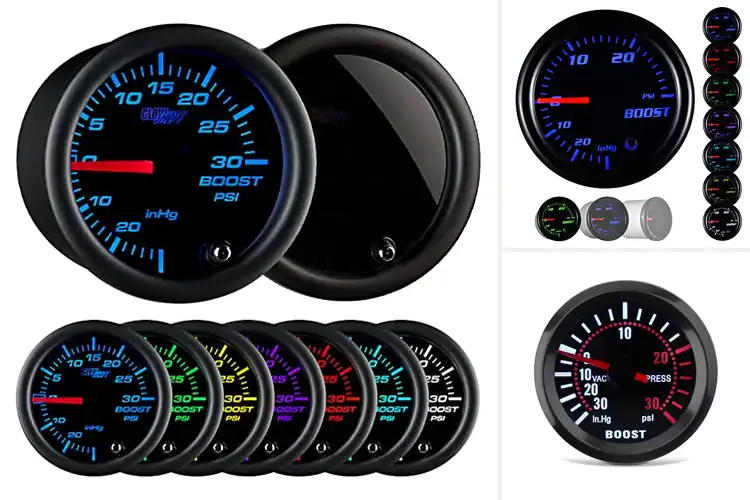 Detailed view of Best Car Turbo Gauges for Peak Performance
