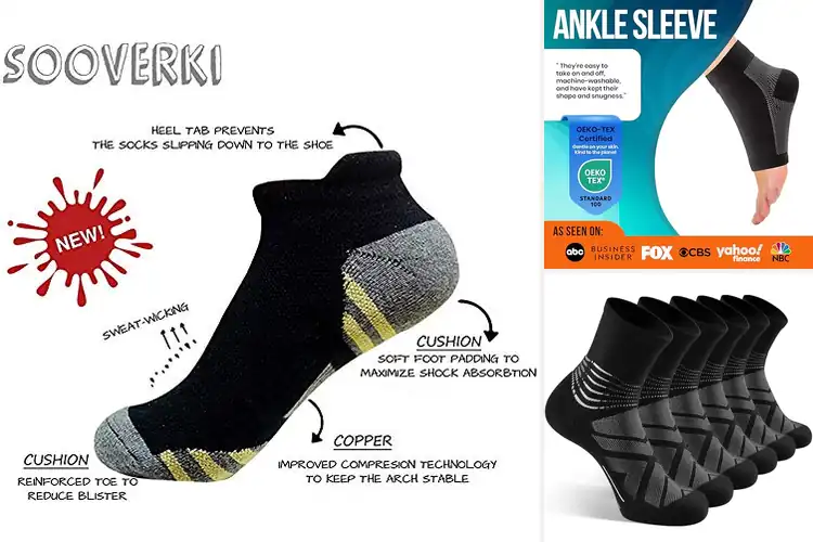 Detailed view of Best Compression Socks for Plantar Fasciitis