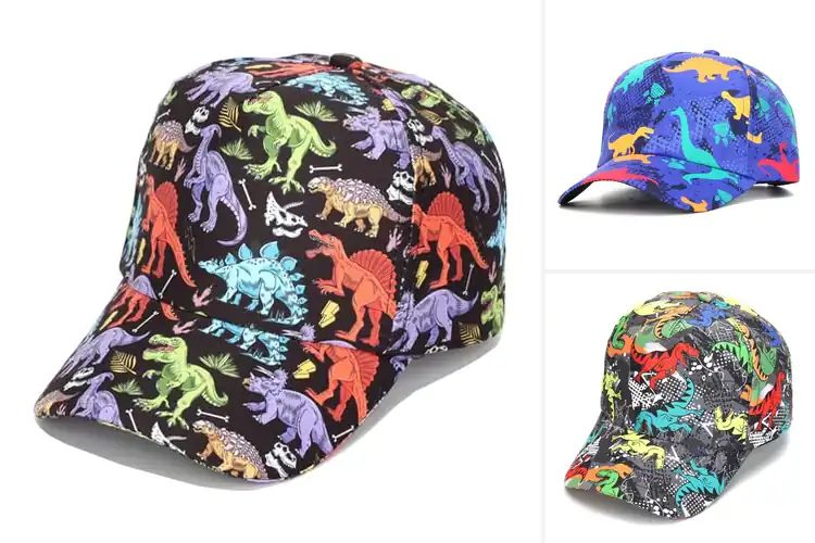 Detailed view of Best Dinosaur Print Sun Hats