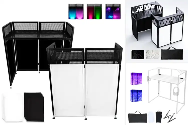 Detailed view of Best DJ Facade Booths: 10 Stylish Picks for Pros