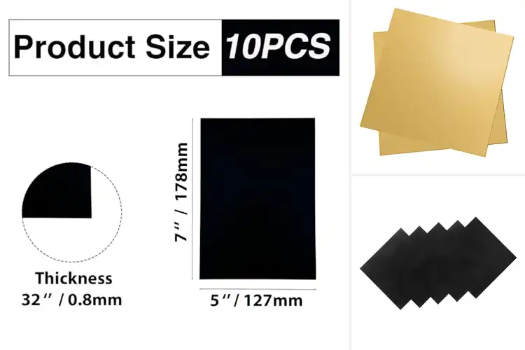 Detailed view of Best Engraving Metal Sheets