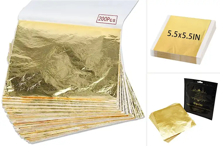 Detailed view of Best Gold Foil Sheets For Art Projects