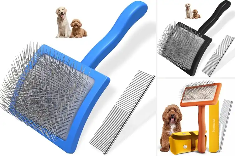 Detailed view of Best Goldendoodle Grooming Brushes for Fluffy Coats