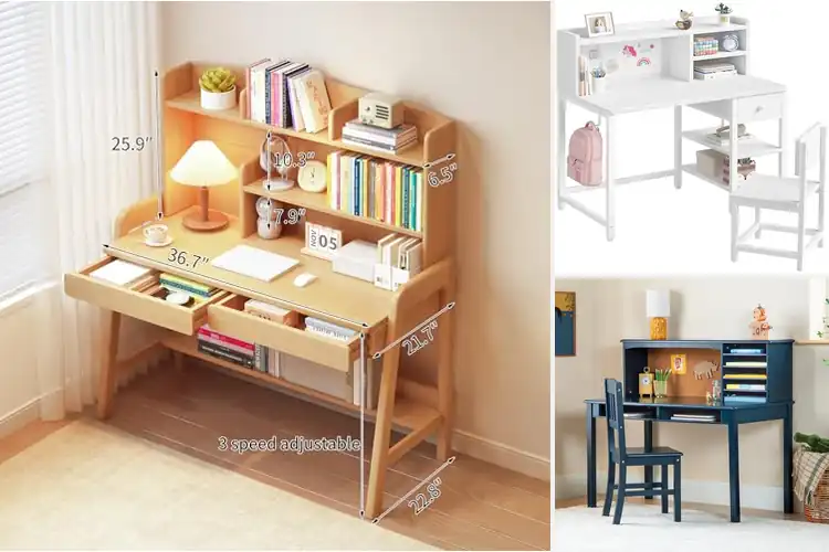 Detailed view of Best Kids Desks With Hutch