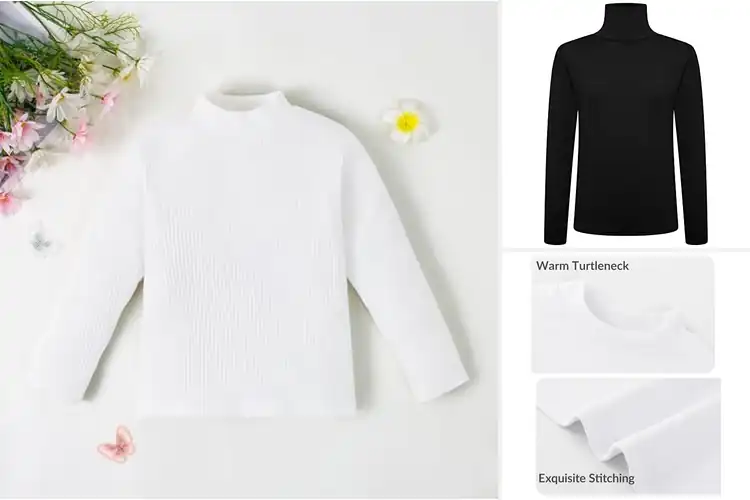 Detailed view of Best Kids Turtleneck Tops