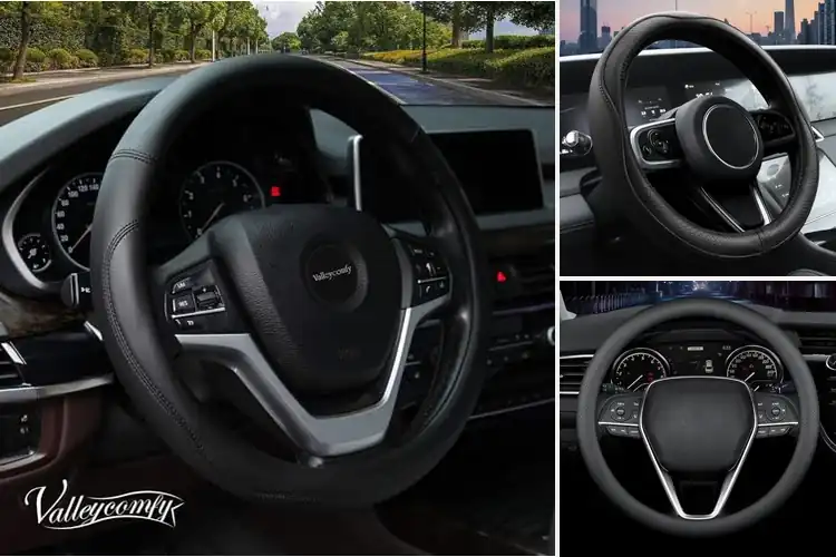 Detailed view of Best Leather Steering Wheel Covers