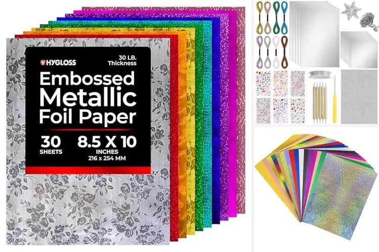 Detailed view of Best Metallic Foil Sheets For Embossing