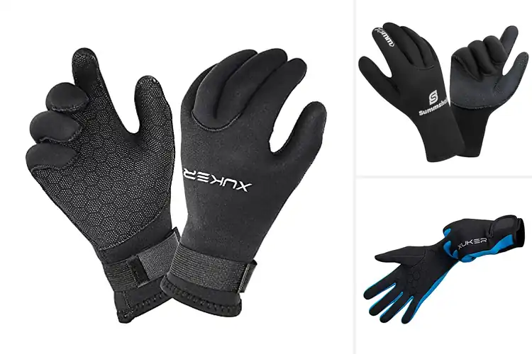 Detailed view of Best Neoprene Swim Gloves