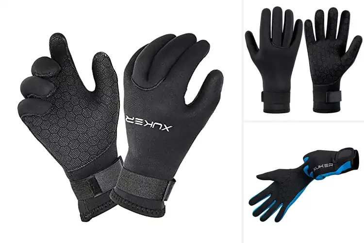 Detailed view of Best Neoprene Swimming Gloves