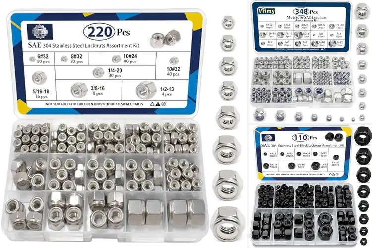 Detailed view of Best Nylock Nuts Sets: Top 10 Durable Picks