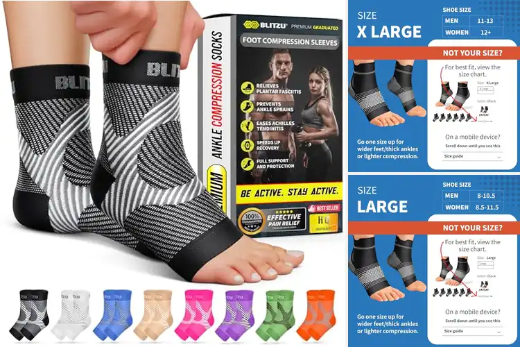 Detailed view of Best Pain Relief Socks for Arthritis