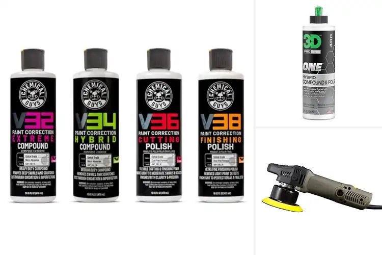 Detailed view of Best Paint Correction Polishers