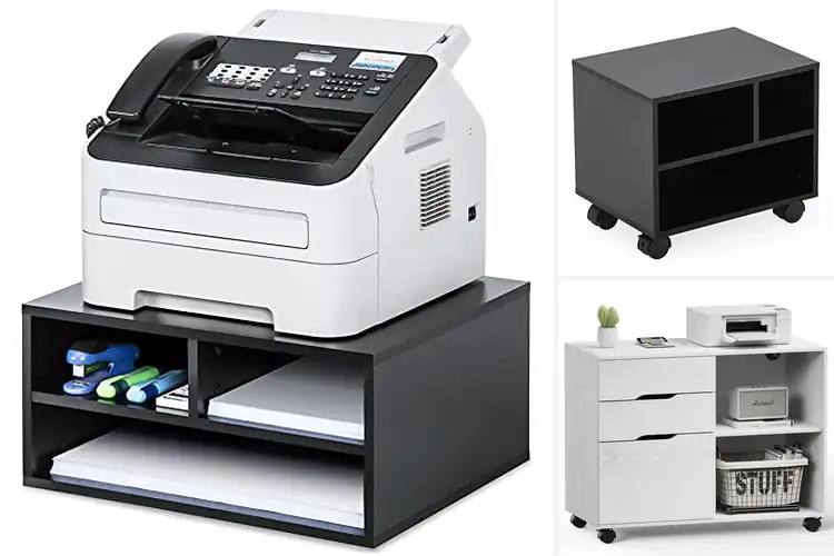 Detailed view of Best Printer Storage Compartments