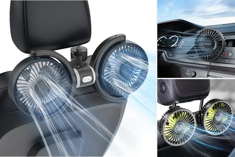 Detailed view of Best Quiet Car Fans: Top 10 Picks for Cool, Noise-Free Rides