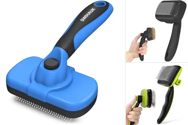 Detailed view of Best Self‑Cleaning Dog Brushes