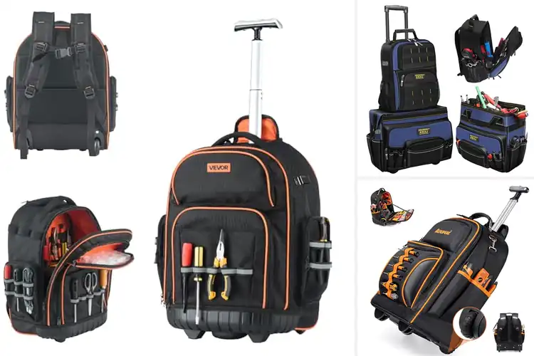 Detailed view of Best Telescopic-Handle Tool Backpacks