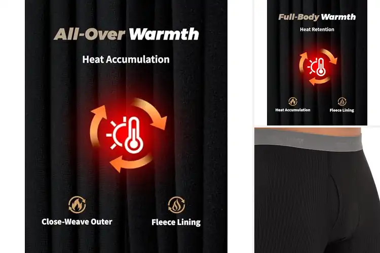 Detailed view of Best Thermal Underwears: Stay Warm & Cozy in Cold Weather