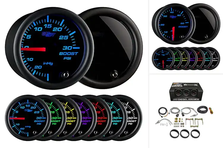 Detailed view of Best Turbo Gauge Sets