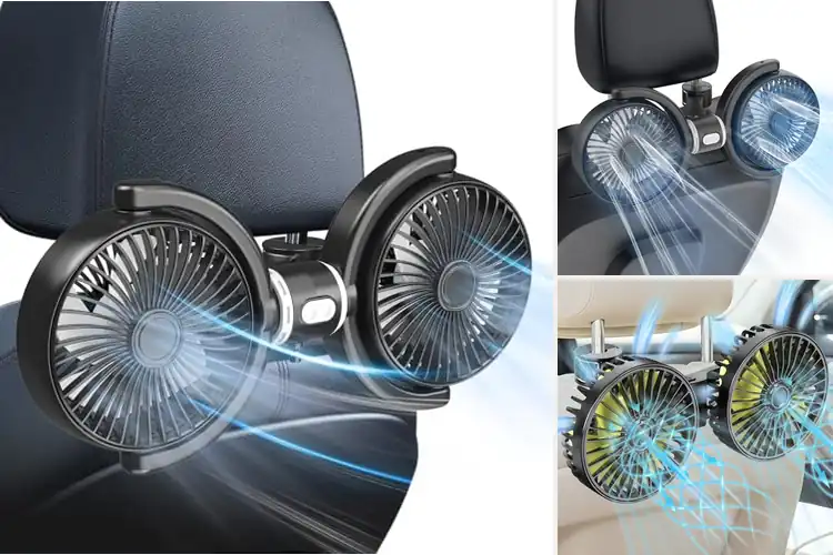 Detailed view of Best USB Backseat Car Fans: 10 Top Picks for Cool Rides