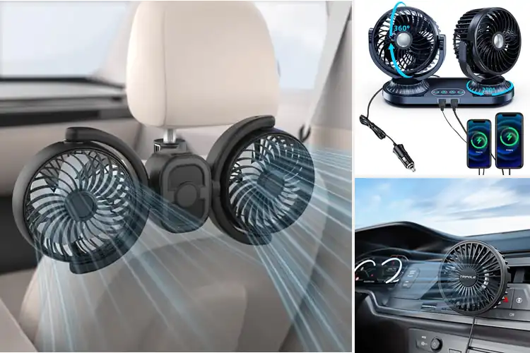 Detailed view of Best USB Charging Car Fans