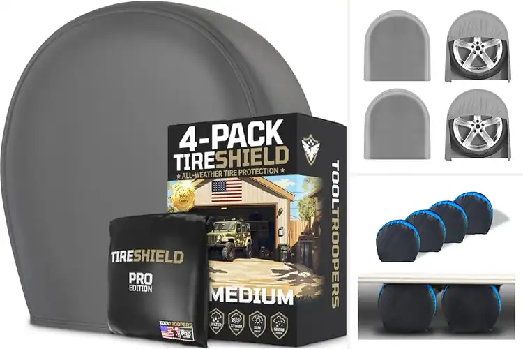 Detailed view of Best UV-Proof Tire Covers