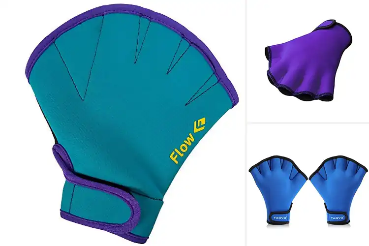 Detailed view of Best Water Aerobics Gloves