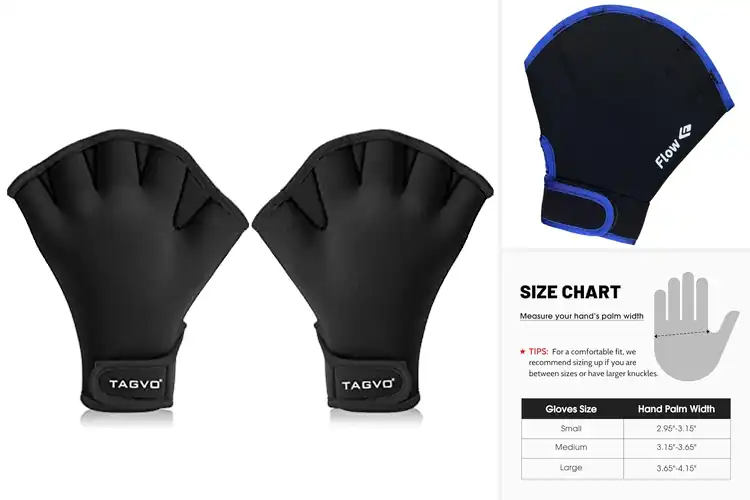 Detailed view of Best Webbed Swim Gloves: Top 10 Picks for Aquatic Fitness