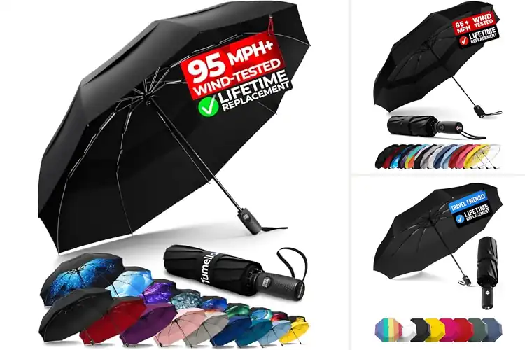 Detailed view of Best Windproof Umbrellas
